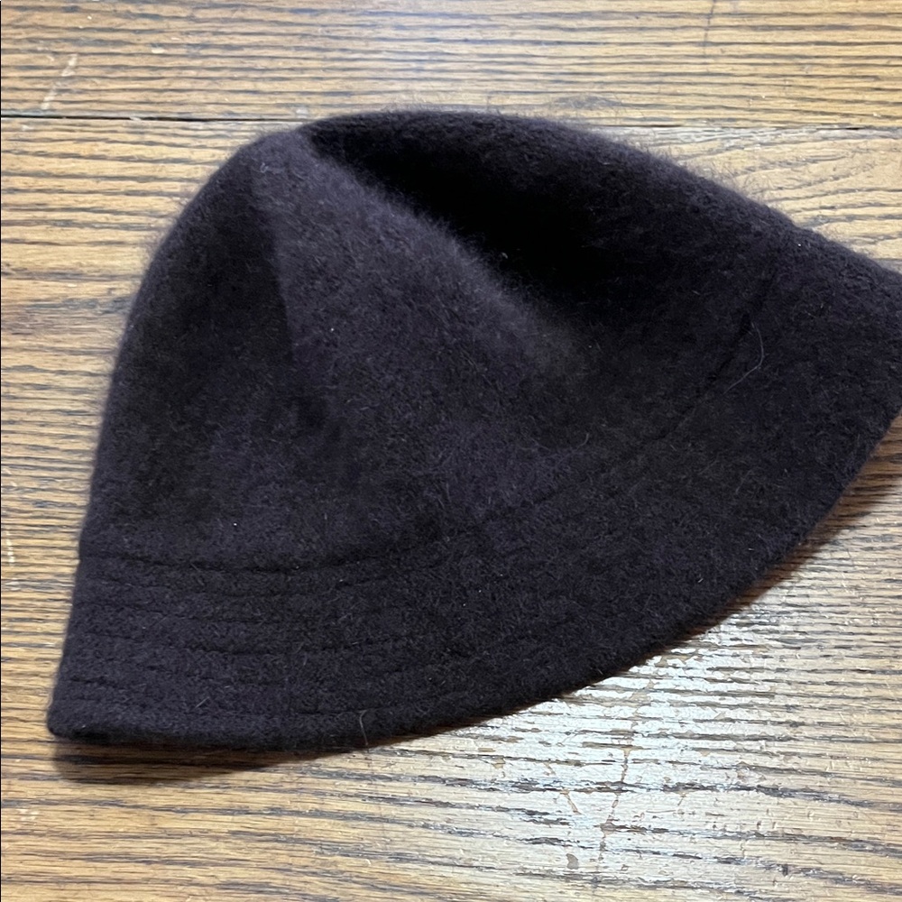 Vintage brown Classic angora  Wool Hat - Picture 2 of 5